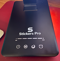 Pegatinas de metal personalizadas blancas sobre lámpara Pegatinas de metal personalizadas blancas sobre lámpara